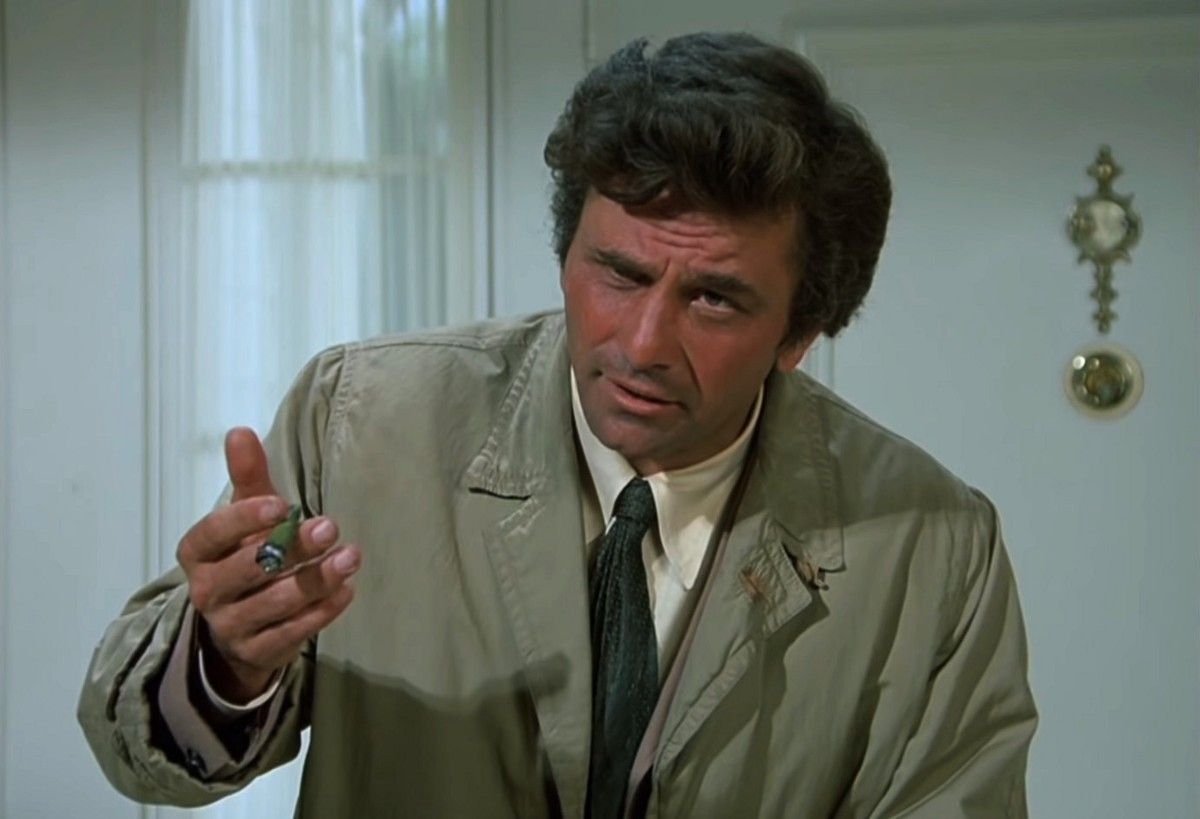 TV detective Columbo turns back from the door to ask "Just one more thing..."